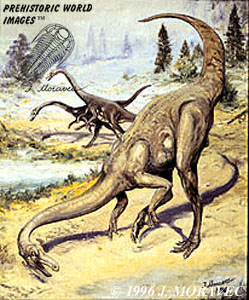 Gallimimus bullatus - Cretaceous dinosaur